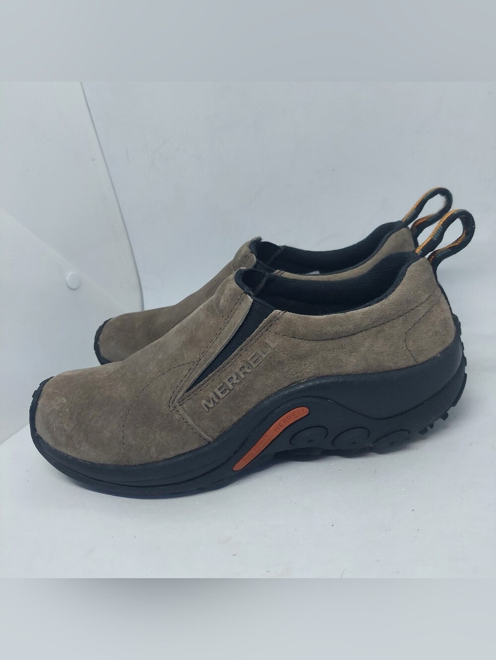 Merrell Jungle Moc Womens Size 6.5 Slip-on Shoes J60788 Gunsmoke Suede Classic